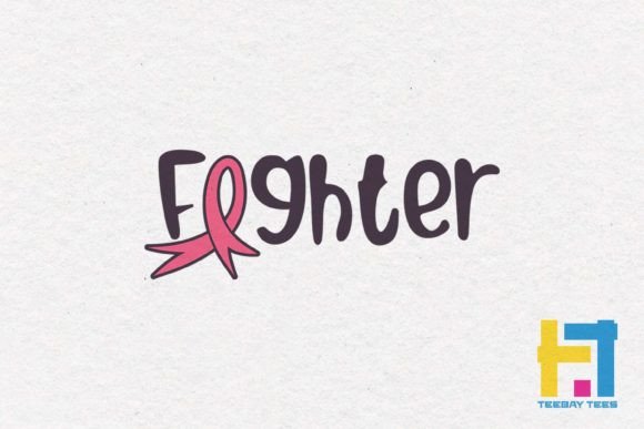 Breast Cancer Fighter SVG: A Graphics Asset for Crafts