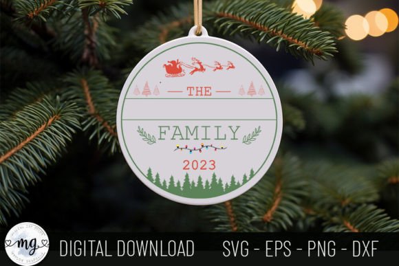 Christmas Family Ornaments SVG: A Versatile Graphics Craft
