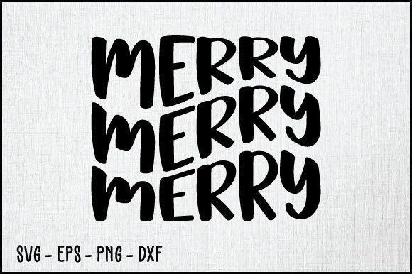 Merry SVG: A Festive Graphics Asset for Crafts and Design