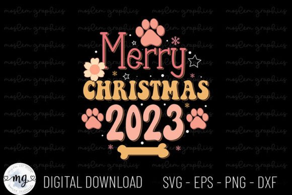 Review: Merry Christmas 2023 - Christmas Dog SVG for Crafts and Graphics