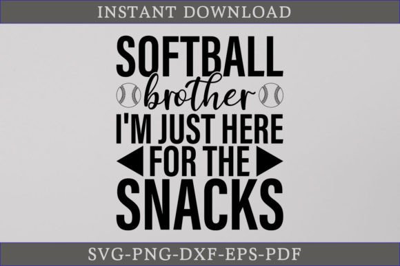 Softball Brother SVG: A Perfect Graphics Asset for Crafts