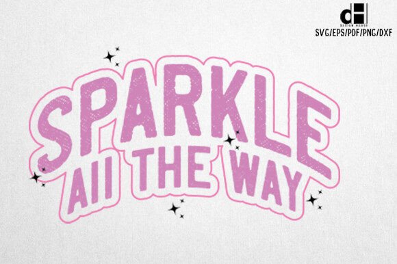 Sparkle All the Way: A Festive and Glamorous Embroidery Design