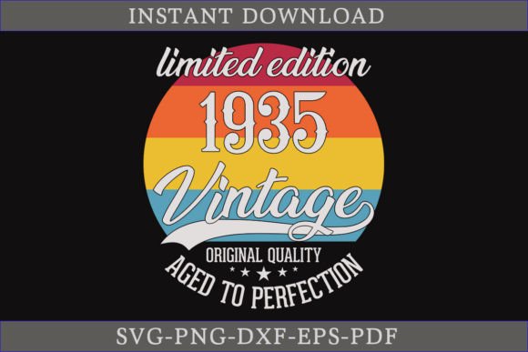 Vintage 1935 Aged to Perfection: A Graphics Gem for Crafts